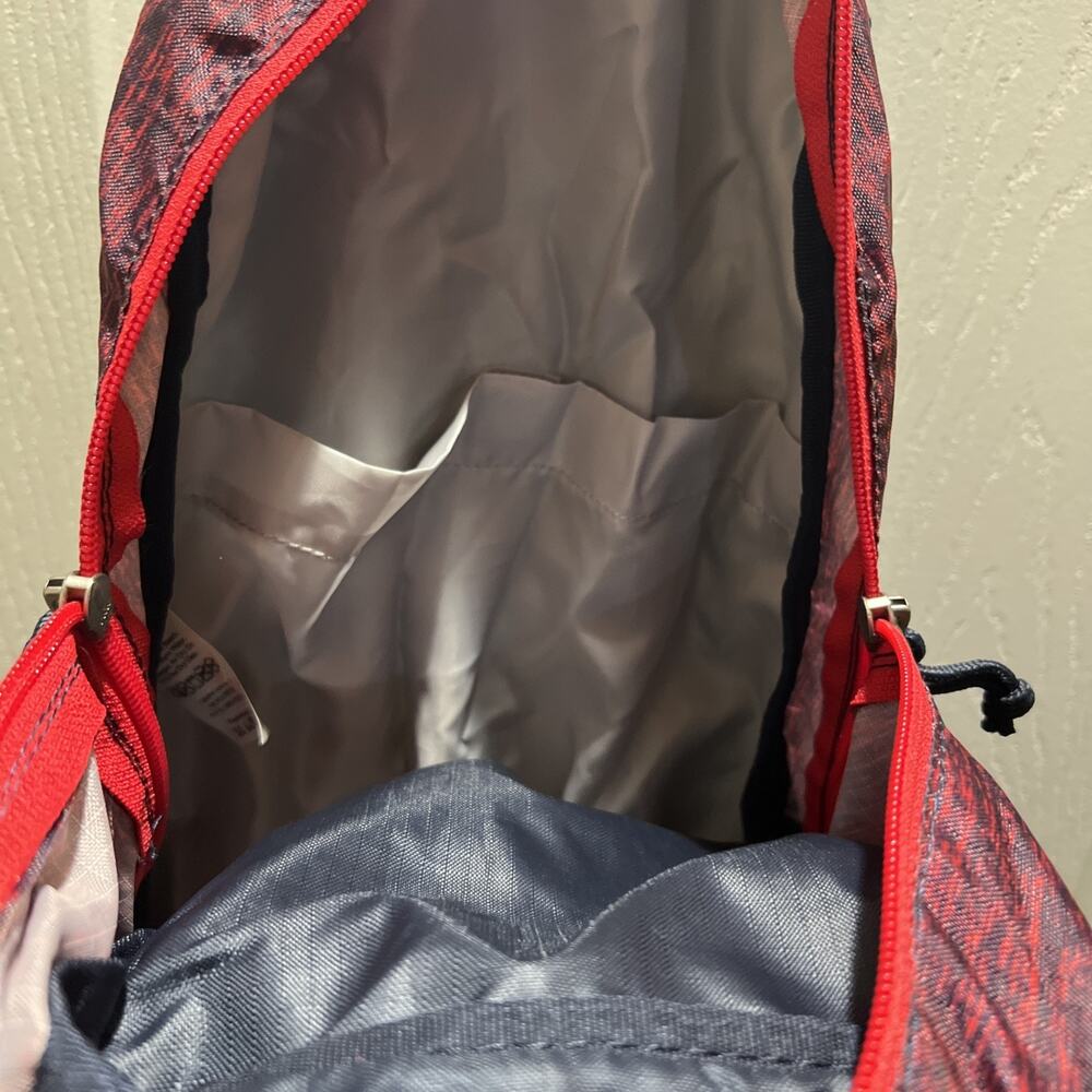 Eddie Bauer Backpack Blue/pink Stowaway Convertible Travel Light Outdoor 20 L - Picture 4 of 7